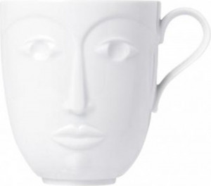 10548403 Sieger by Furstenberg Кружка Sieger by Furstenberg "Лица" 300мл (белая) Фарфор