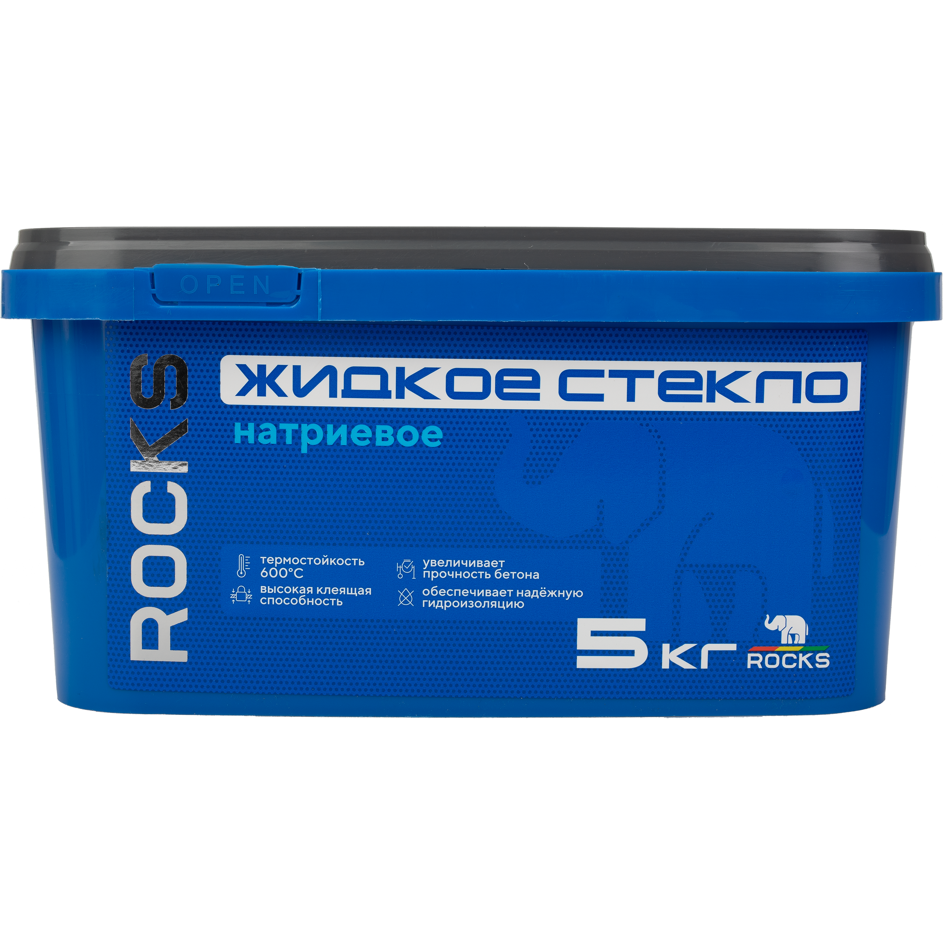 84957674 Жидкое стекло 5 кг STLM-0057412 ROCKS 
