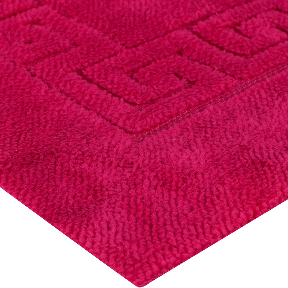 Коврик для ванной комнаты Foot 50x70 см цвет розовый PRIMANOVA STLM-2195967 - Вид №1