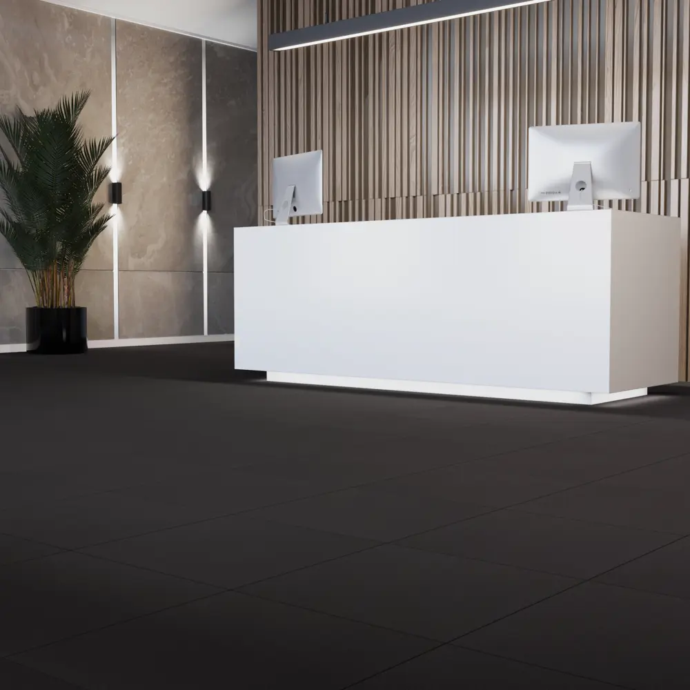 Керамогранит ECOGRES EM10 60×60 см матовый черный для стен 83882076 EcoGamma STLM-0045383