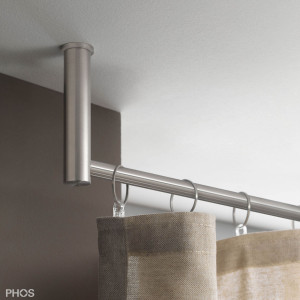 VS20-100E1000-D Комплект карнизов: 100 см с 2 концевыми кронштейнами (среднее расстояние до потолка) PHOS