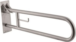 BG0800CS Вертикальный поворотный поручень с матовым покрытием mediclinics 