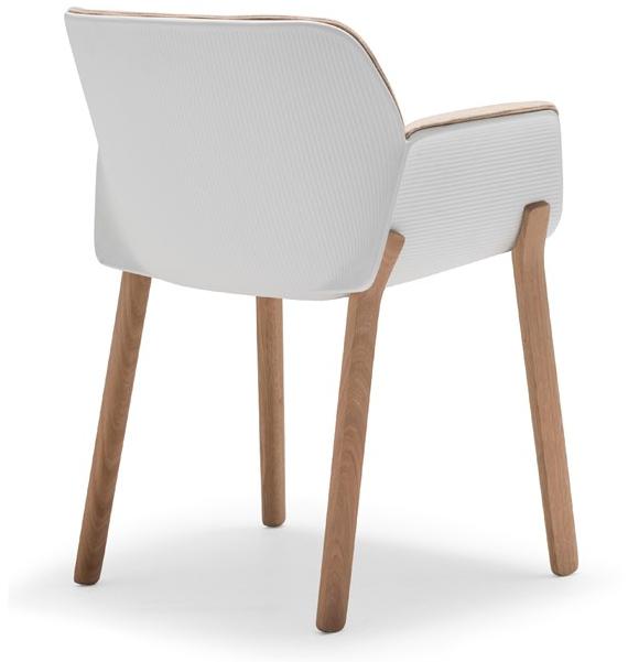 Andreu World Стул из технополимера с подлокотниками Nuez So2770 - Вид №1