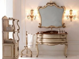 Grifoni Silvano Консольная мойка в классическом стиле с зеркалом  3012