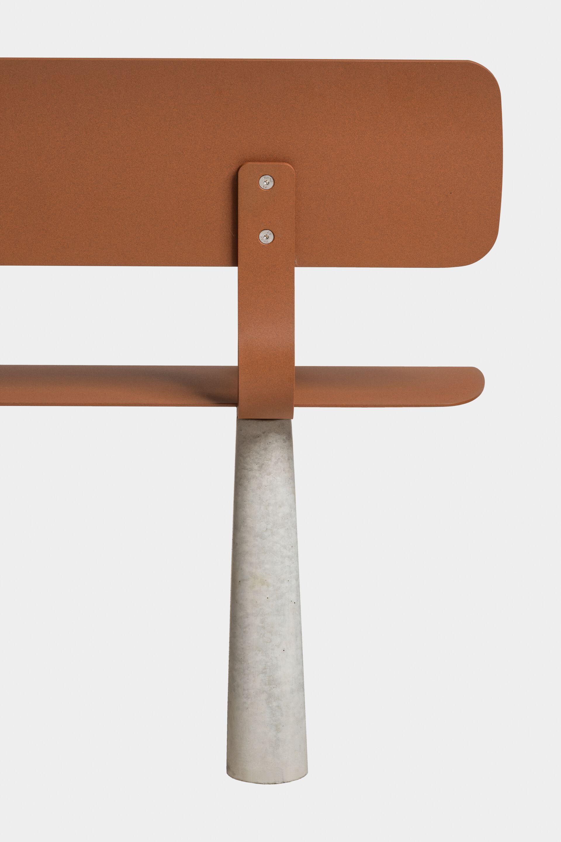 Стальная скамья с порошковым покрытием со спинкой FUNCTIONALS BEN ARCH-00041367 - Вид №11