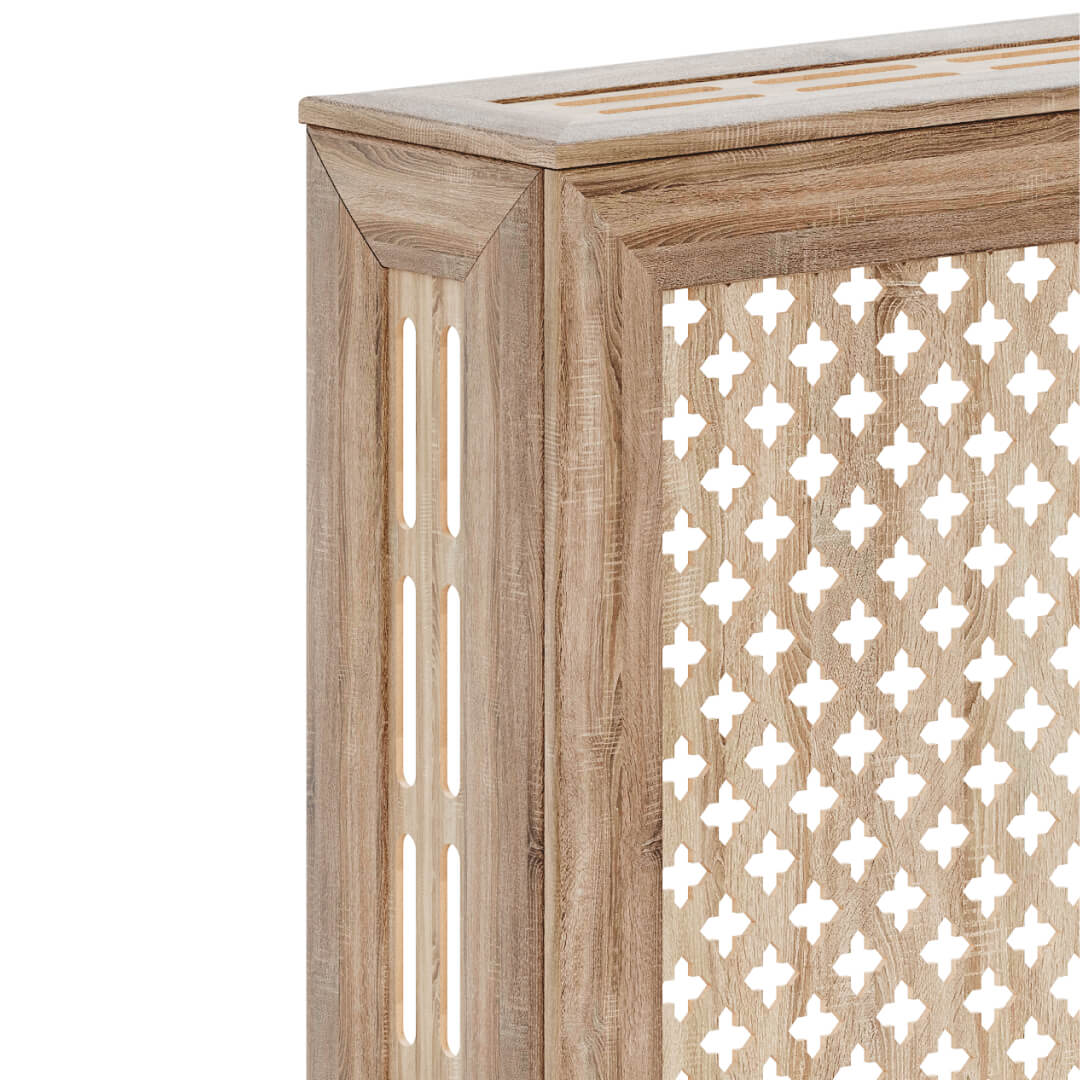 Экран для радиатора 120х60 см Готико дуб винтаж STELLA Standart STSR-1124