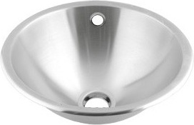 SNR027CS Встраиваемая раковина из нержавеющей стали Ø305 мм с переливом mediclinics 