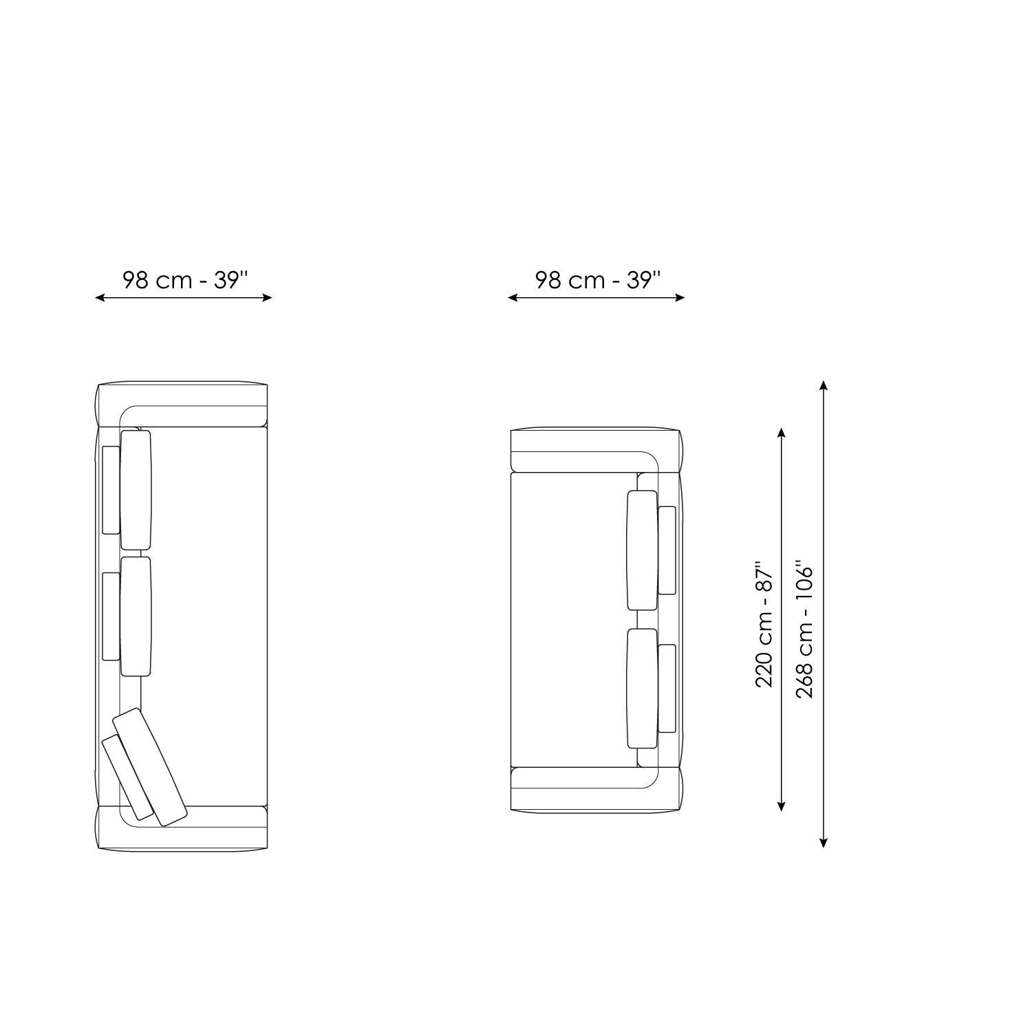 Ткань диван BONALDO LIAM ARCH-00067700 - Вид №23