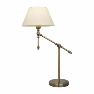 Настольная лампа Arte Lamp A5620LT-1AB ARTE LAMP КЛАССИЧЕСКИЕ 194837 Белый;бронза