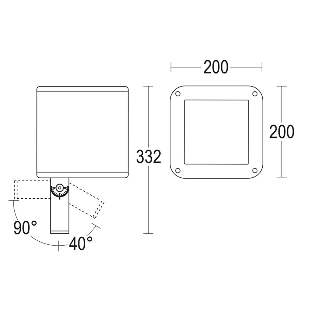 MaxiFaro Spot Ghidini Faro Spot .05 Темно-Cерый (Матовый)  - Вид №1