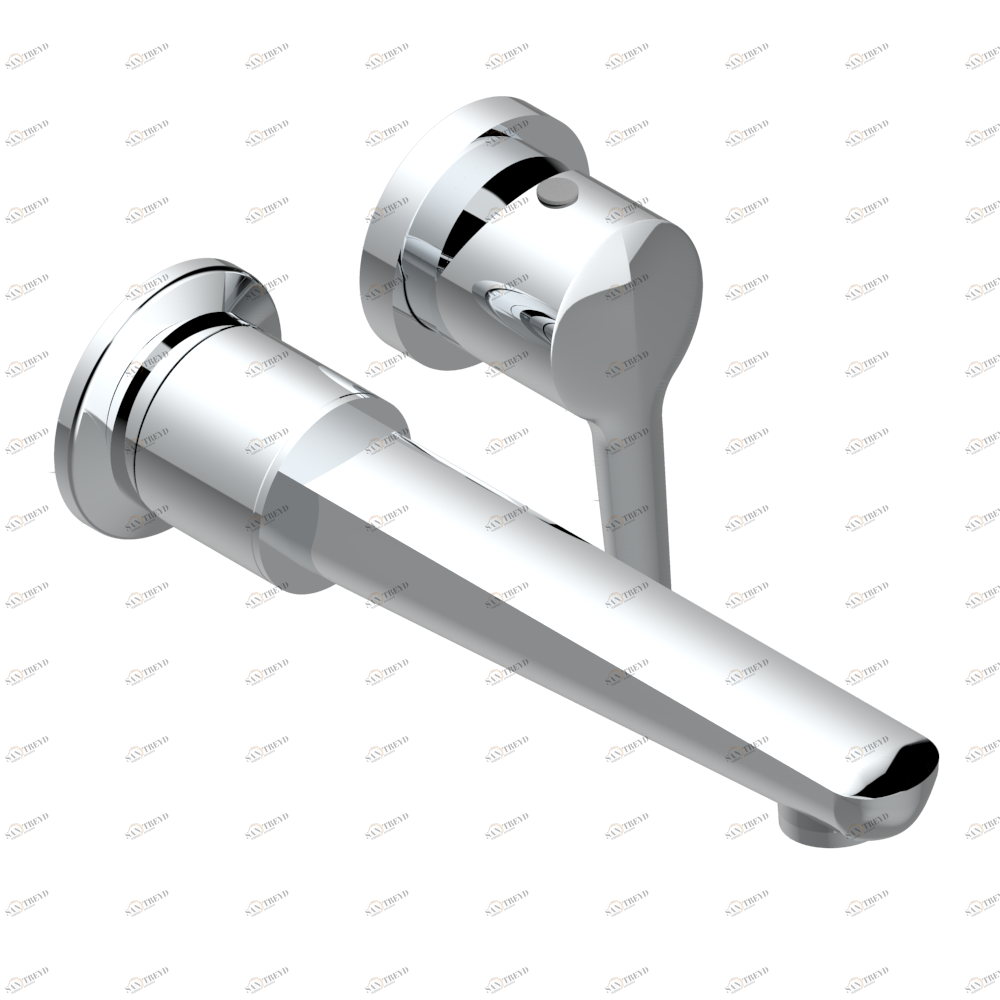 G9A-6541B Trim only for Built-in basin mixer with spout (two x 1/2'' inlets and one 1/2'' outlet), without waste Thg-paris System métal lisse Хром G9A 6541B A02 CAT.A