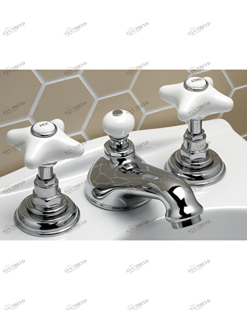 UTWR712 Кран для биде White Rose на 3 отверстия Devon&Devon 