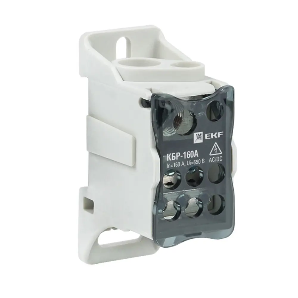 Распределительный блок EKF КБР на DIN-рейку 160А для электрощитов 84407544 STLM-1575720