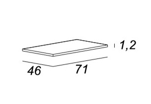 Мебель для ванной CEZARES BELLAGIO 70 Green Stone - Вид №3