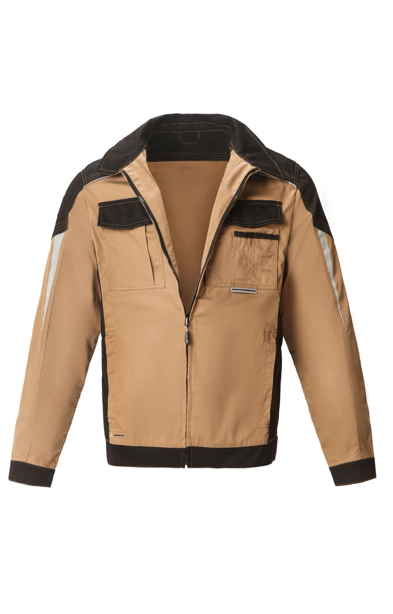 70070 Костюм  NEW бежевый с черным STATUS  Летняя спецодежда  размер 60-62/170-176  - Вид №3