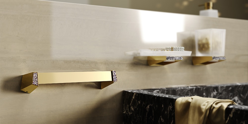 Sonia Стакан для зубных щеток настенный S8 SWK Золото 165018 - Вид №3