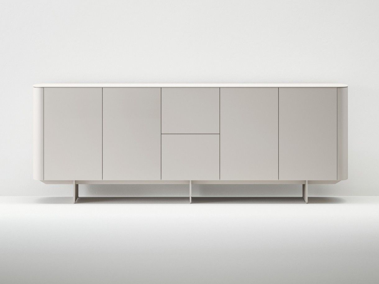 Секционный деревянный шкаф с распашными дверями Caccaro Side ARCH-00093311 - Вид №1