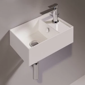 AG40BIANCO Подвесная раковина настенная прямоугольная Simas Agile белая