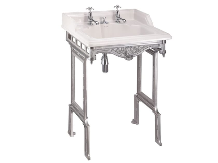 Прямоугольная консольная раковина из керамических материалов Burlington Классическая ARCH-00067963