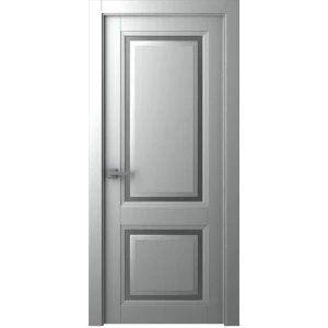 Дверь межкомнатная глухая Аурум 2 эмаль серый 2000x700 мм