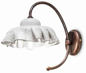 FERROLUCE Настенный керамический светильник с фиксированным кронштейном Modena C900