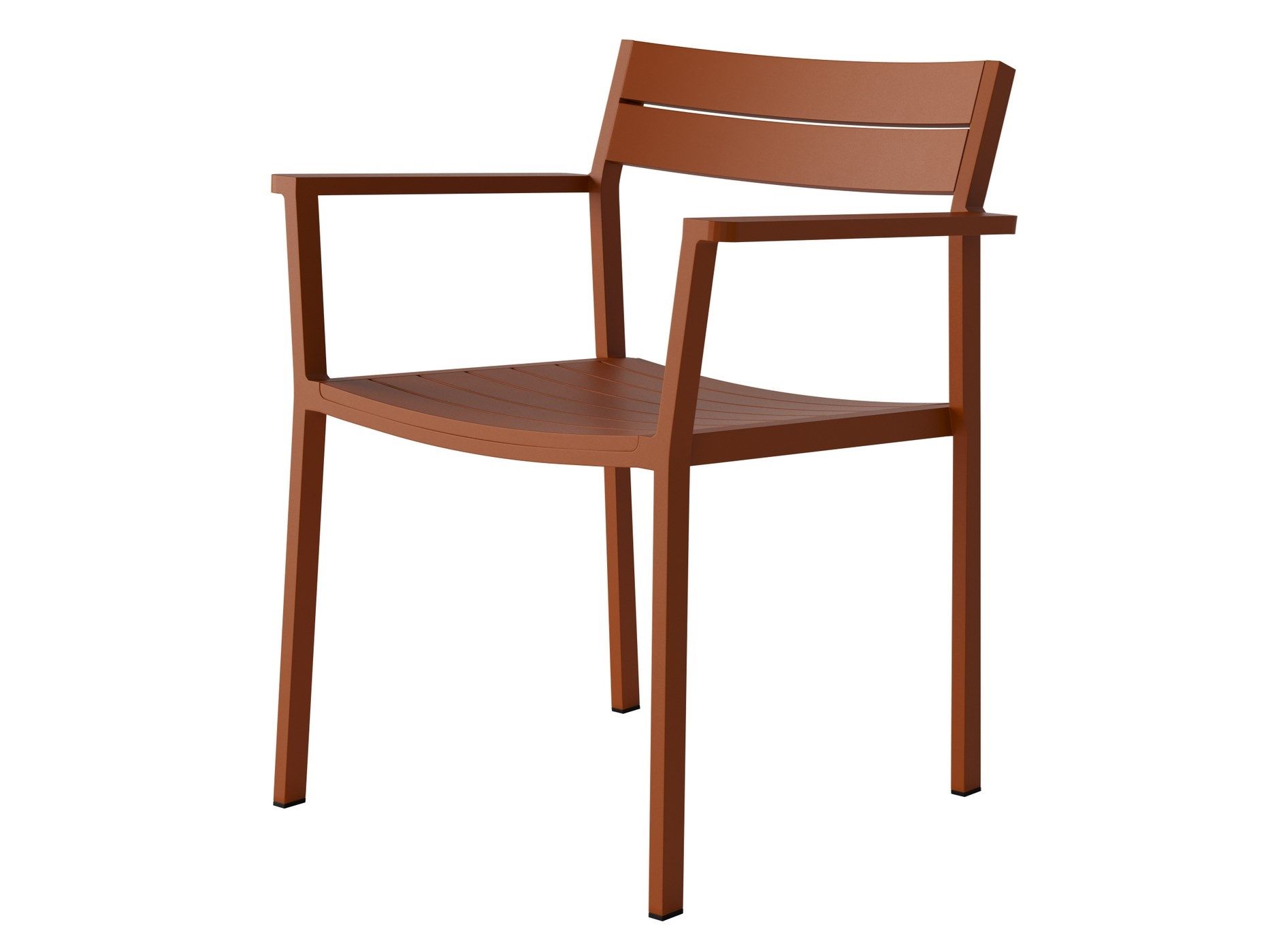 Алюминиевый стул для сада с открытой спинкой Case Eos ARCH-00054326 - Вид №4