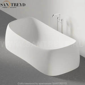 Ванна свободностоящая PEAR белая