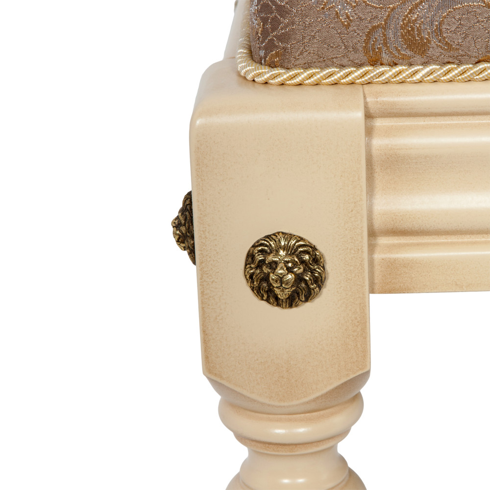 17105 Банкетка Классика 2 Айвори Флора Беж BOGACHO 4627179651503 - Вид №2