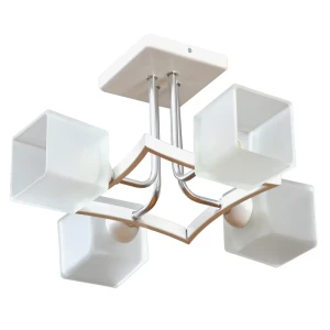 Люстра потолочная Светус Амарант белая 81-4x60-654