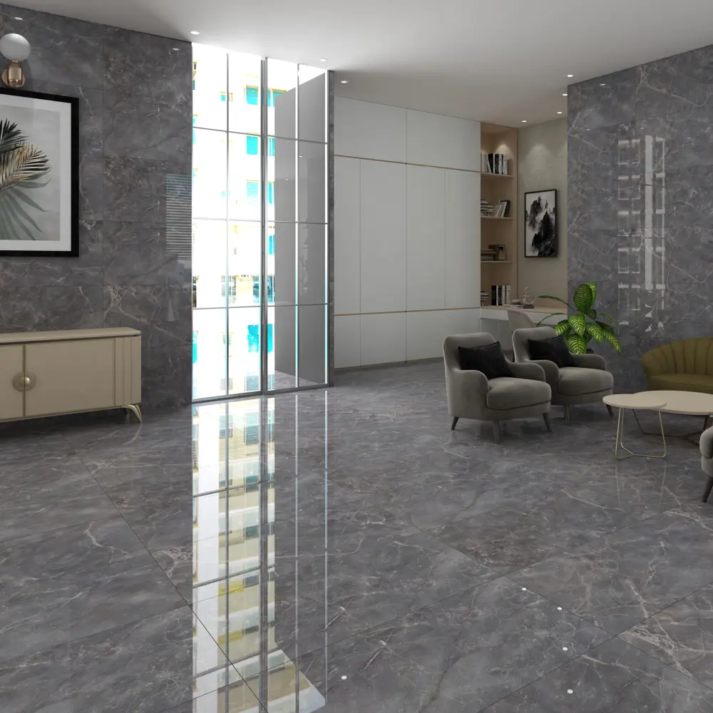 Керамогранит Leopard 7170 Elit Grey 120x60 см 1.44 м² полированный цвет серый 89356611 STLM-2185938