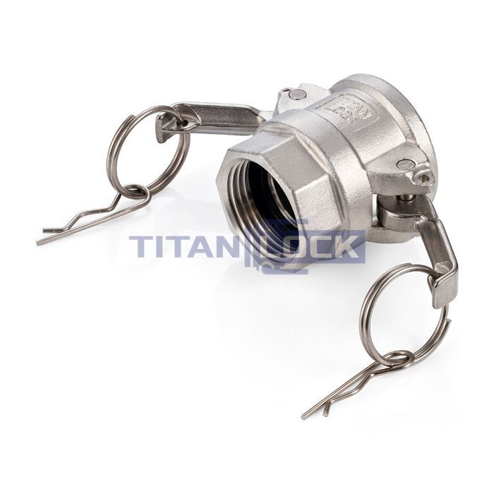 Камлок нержавеющий тип D розетка, внутр. резьба BSP 3/4", AISI304, TL75DSS TITAN LOCK  - Вид №4