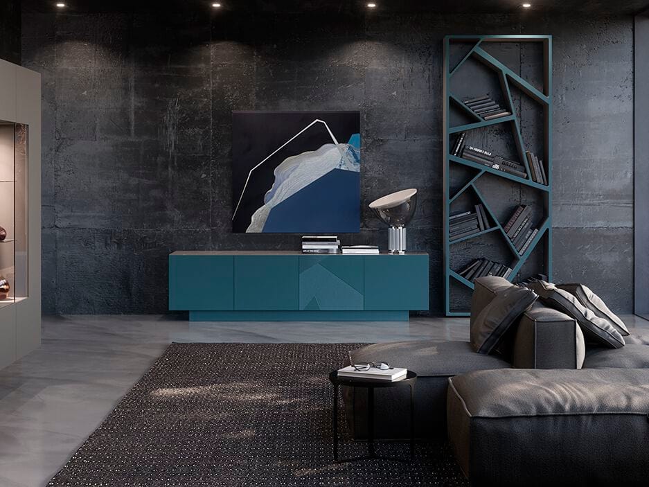 Деревянный шкаф с распашными дверями Voltan гравировка ARCH-00018288 - Вид №4