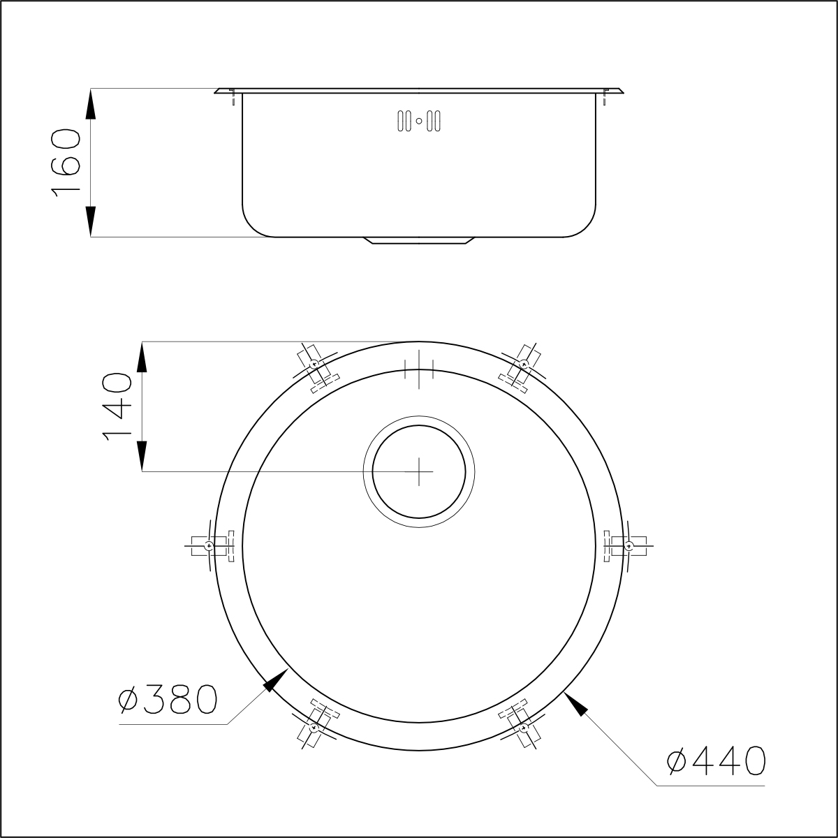 1010008 Мойка Circolari 101008 Fosterspa  - Вид №1