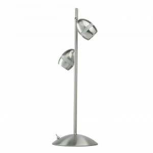 Настольная лампа De Markt Этингер 10 704030202 DE MARKT ИНТЕРЬЕРНЫЕ 194929 Белый;серебро