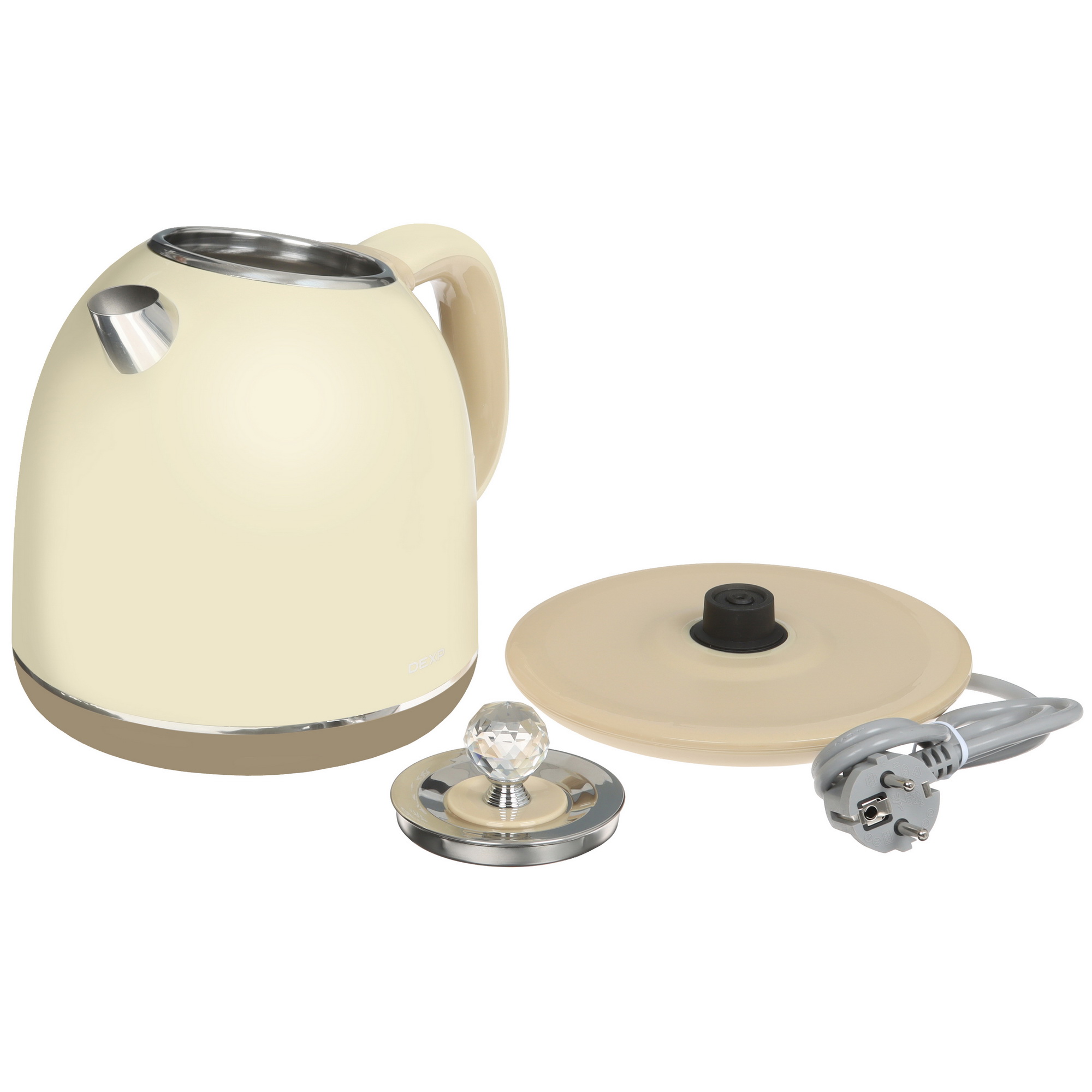 9058609 Электрочайник DEXP EK-19MBRT бежевый STDN-0062546 - Вид №4
