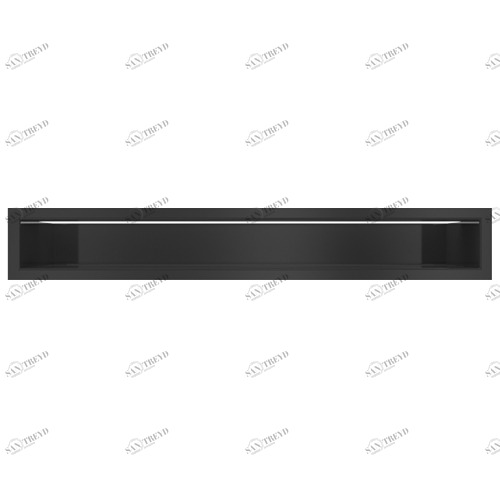 Вентиляционная решетка Kratki LUFT 90х600 черная 5445