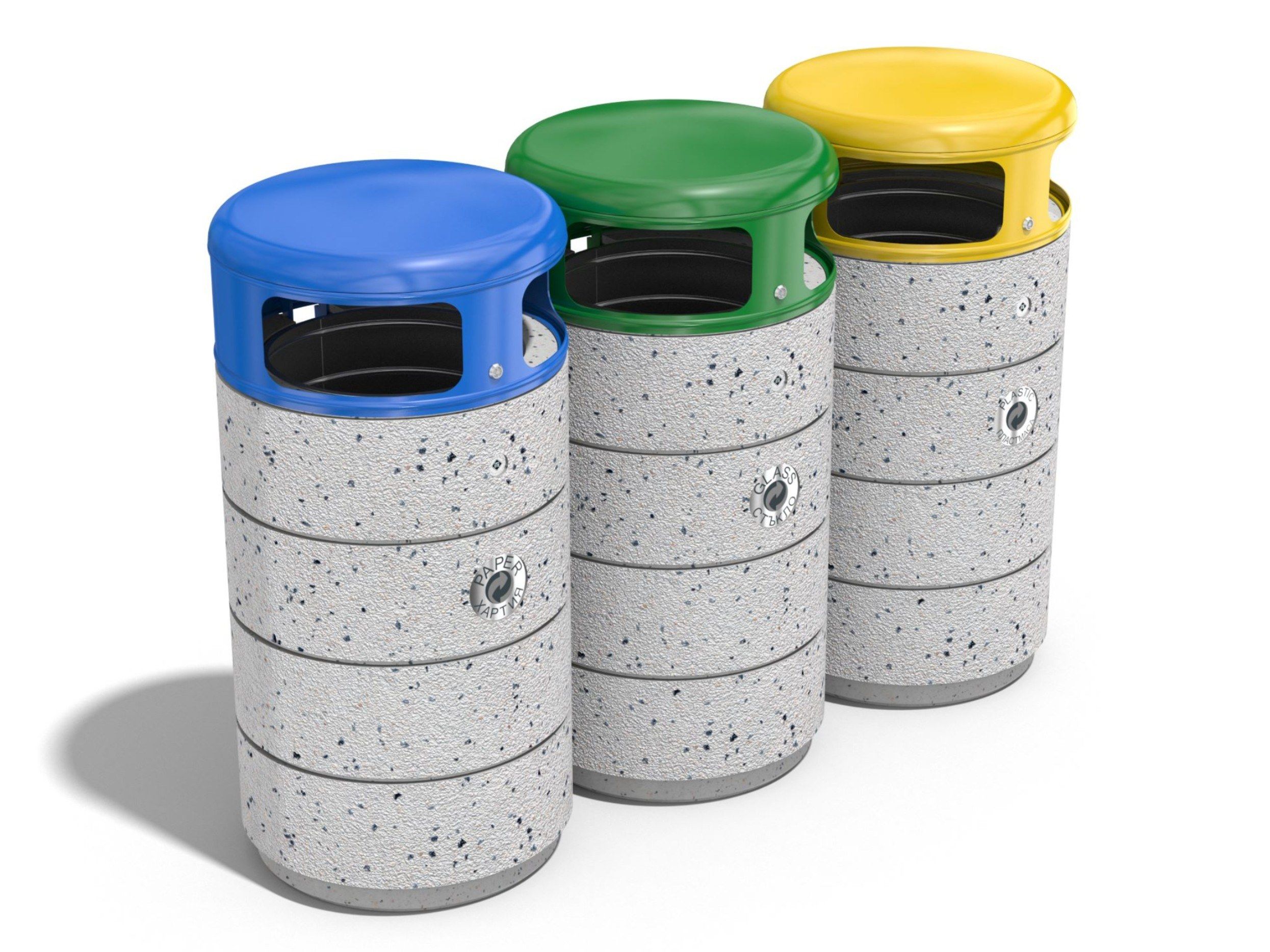 Наружные бетонные стойки для мусора для утилизации отходов ENCHO ENCHEV - ETE 128/235R ARCH-00023143