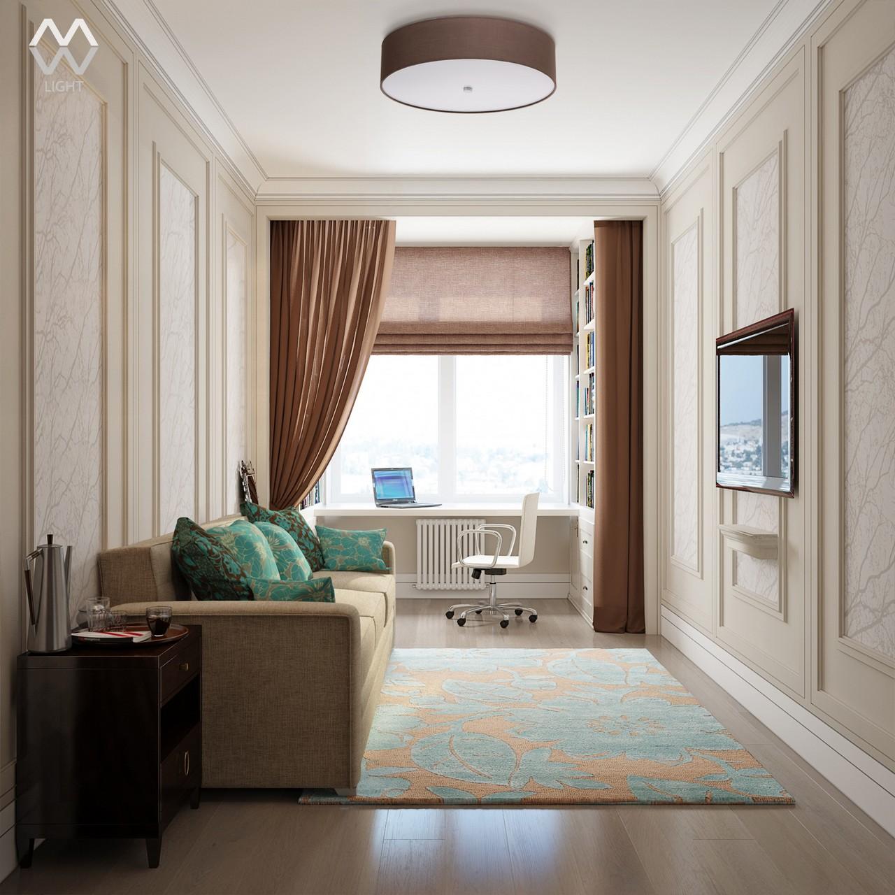 Потолочный светодиодный светильник MW-Light Дафна 2 453011301 MW-LIGHT ДАФНА 202483 Коричневый  - Вид №1
