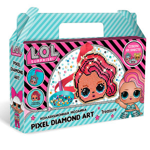 W0459 SURPRISE! Алмазная мозаика "Pixel Dimond Art" L.O.L.