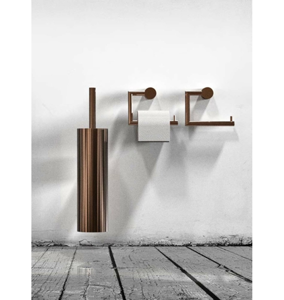 FROST Держатель туалетной бумаги 1 » медь Нержавеющая сталь Медь N1909-C  - Вид №1