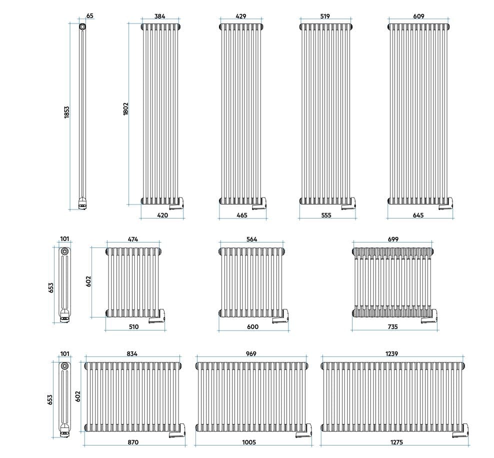 Электрический стальной полотенцесушитель Irsap тезис ARCH-00026808 - Вид №4