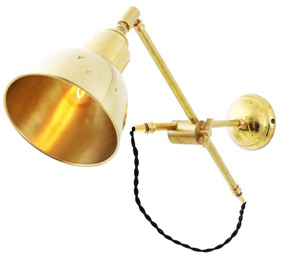 Mullan Lighting Регулируемая латунная лампа для чтения Santiago Mlwl233 - Вид №2