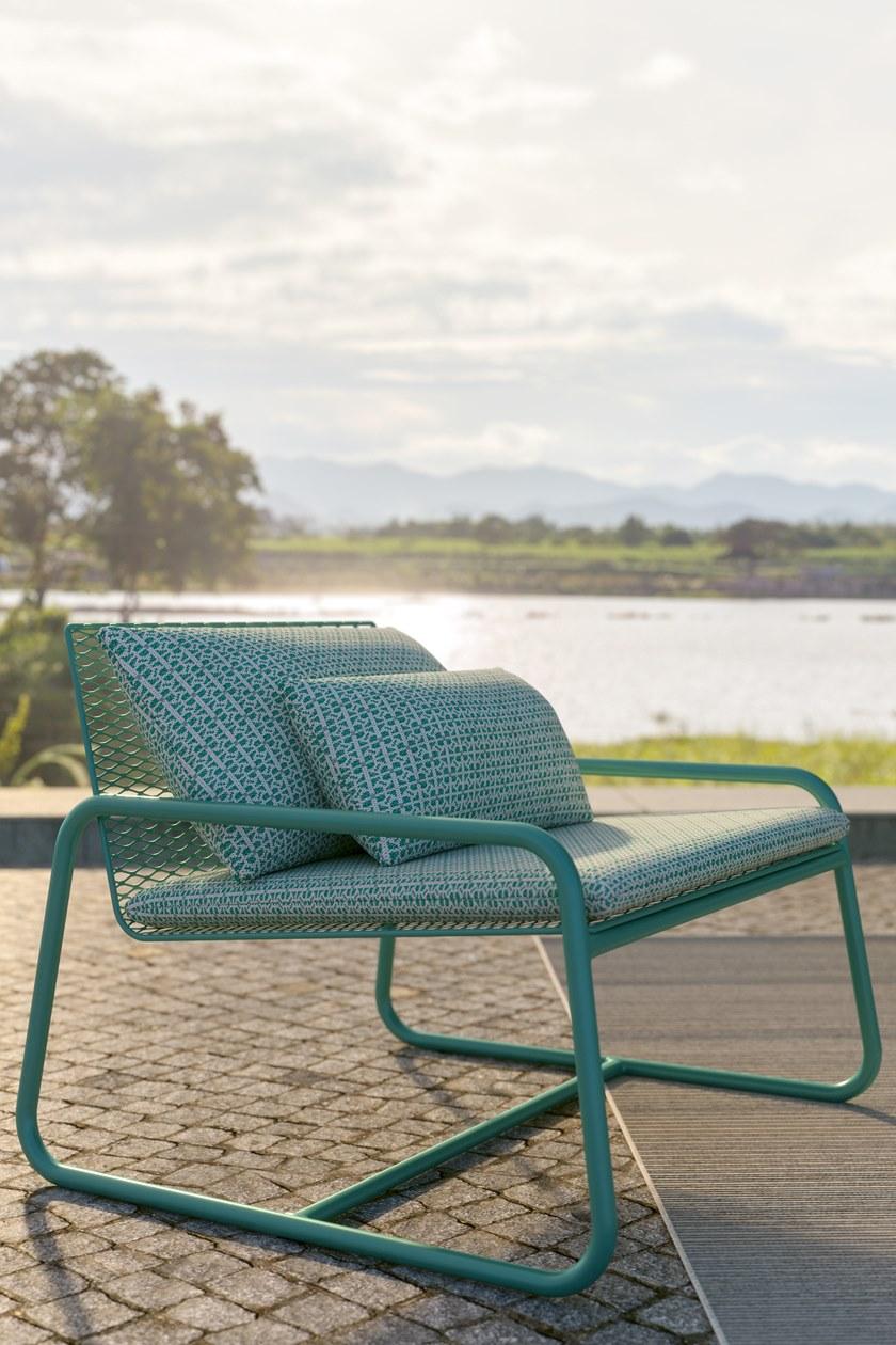 MEMEDESIGN Садовое кресло из металла с подлокотниками Lolita sun-id-1490325 - Вид №1