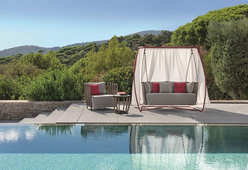 Ethimo Кресло-качалка с балдахином из тика Swing Swdo05 - Вид №5