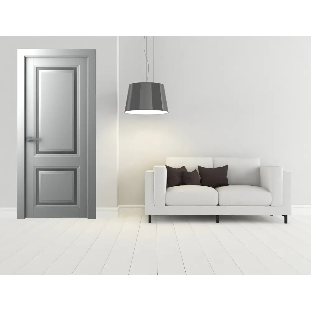 Дверь межкомнатная глухая Аурум 2 эмаль серый 2000x700 мм BELWOODDOORS STLM-2037659 - Вид №1