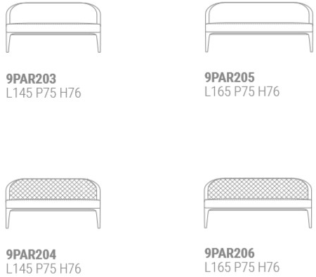 Marelli Диван из ткани Paris sun-id-1479766 - Вид №7