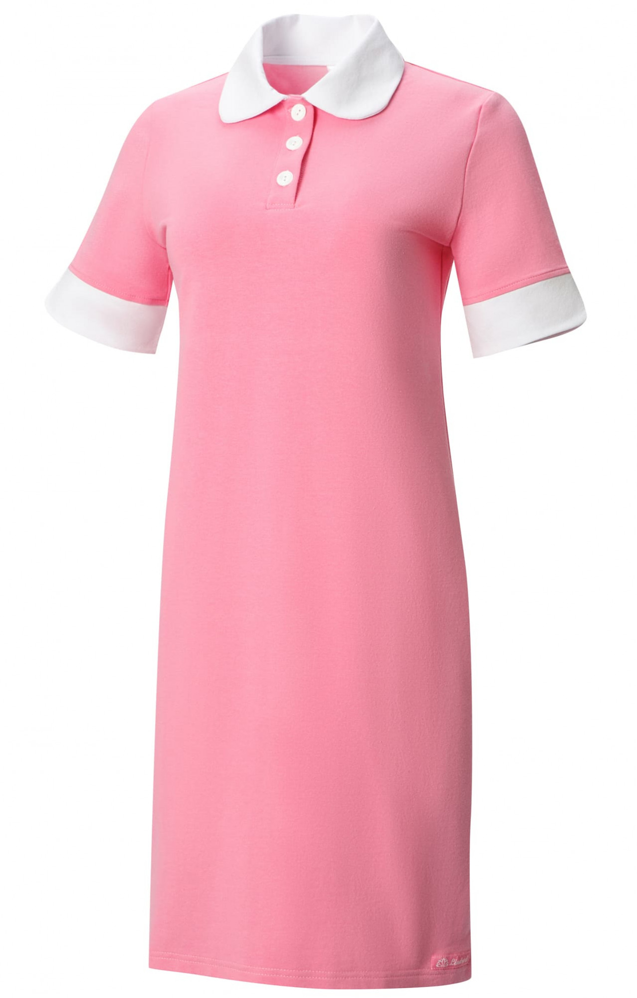 64664 Платье-поло трикотажное цвет PINK (розовый) GRACE  Одежда для обслуживающего персонала  размер 42 (XS) 