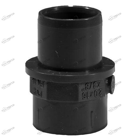 SANIT 841750210220161 Переход совместного ниппель, PVC-U, с клеем или рукав выхлопной трубы / резьбовой втулки 