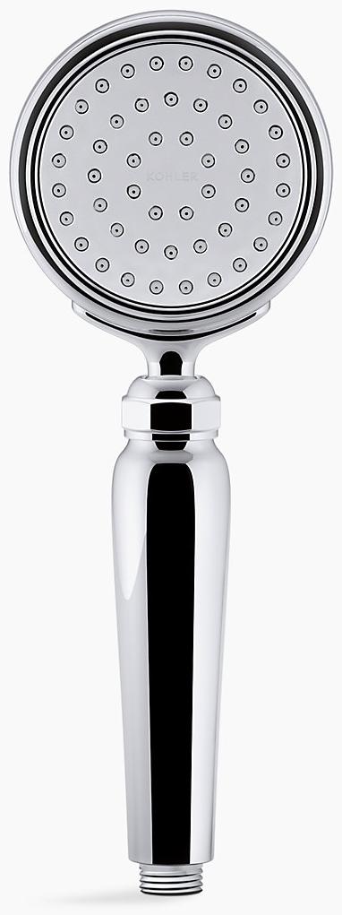 KOHLER Однофункциональный ручной душ Artifacts 2,0 галлона в минуту с технологией впуска воздуха Katalyst K-72776-CP  - Вид №3