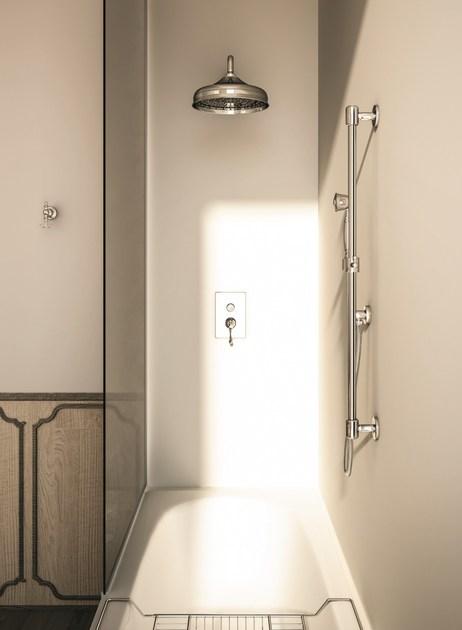 Fir Italia Смеситель для душа из хромированной латуни с тарелкой Melrose 70 sun-id-1349387 - Вид №1